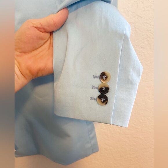 Frame Brand oversized blazer in sky blue pastel NWT. Medium - Picture 10 of 12